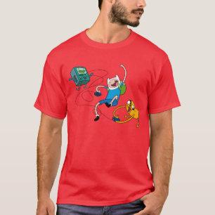 Camiseta Adventure Time Finn & Jake Play With BMO