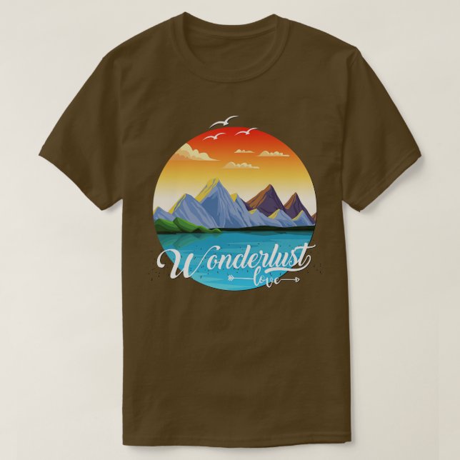 Camiseta Adventure Wanderlust love Explore world travel (Diseño del anverso)