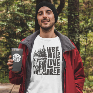 Camiseta Adventure Wild Camping Libre Explorar la naturalez