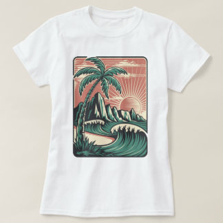 Camiseta  Adventures Await: Bold Exploration T-Shirt Design