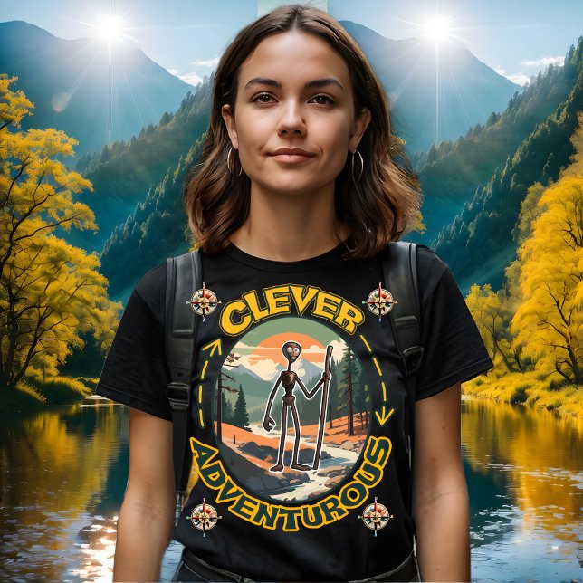 Camiseta Adventuroso inteligente (Subido por el creador)