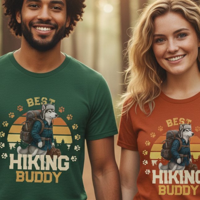 Camiseta Adventurous Alaskan Malamute Hiker Wilderness  (Subido por el creador)