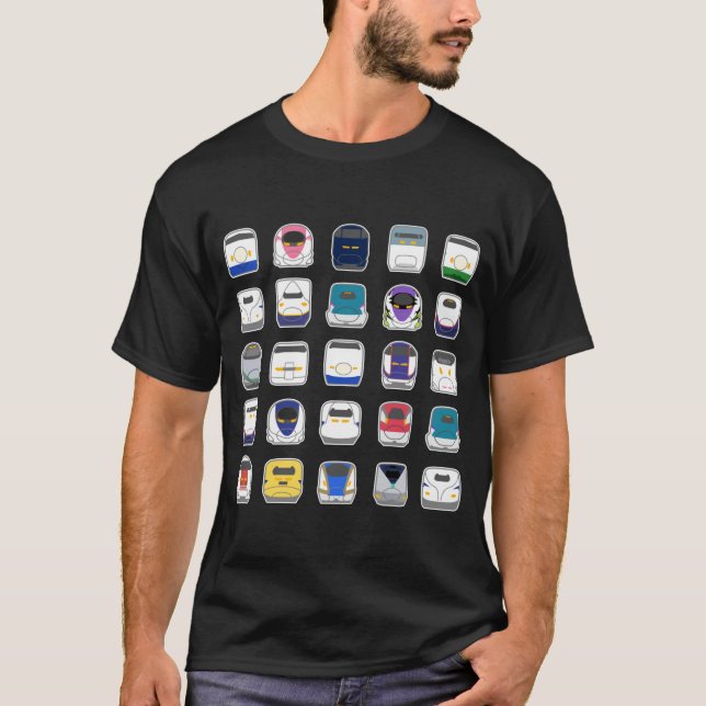 Camiseta Adventurous Bullet Trains Collection  (Anverso)