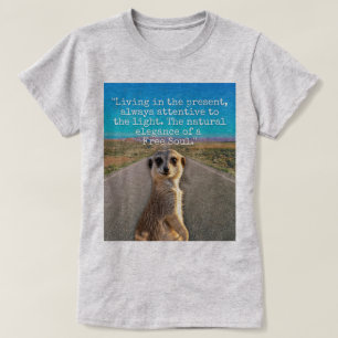 Camiseta Adventurous Meerkat Living