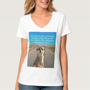 Camiseta Adventurous Meerkat Living