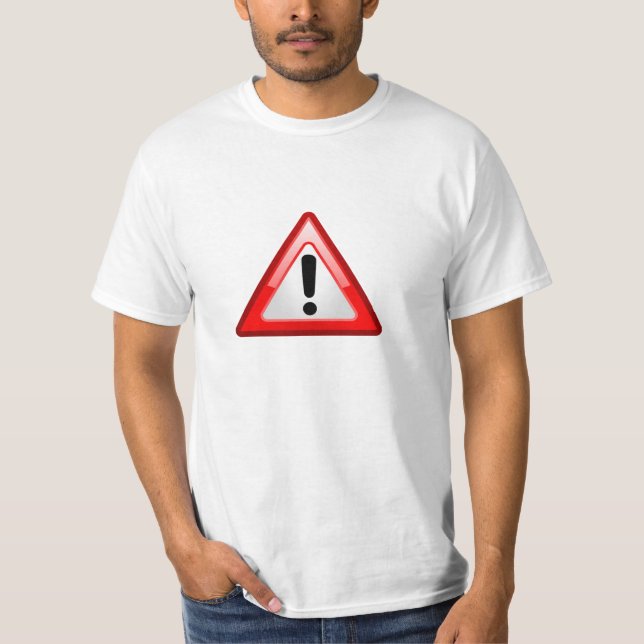 Camiseta ¡Advertencia! (Anverso)