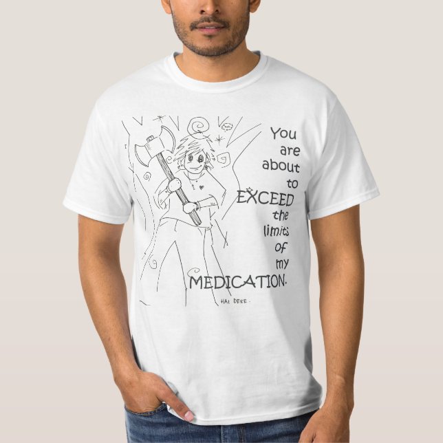 CAMISETA ¡ADVERTENCIA! (Anverso)