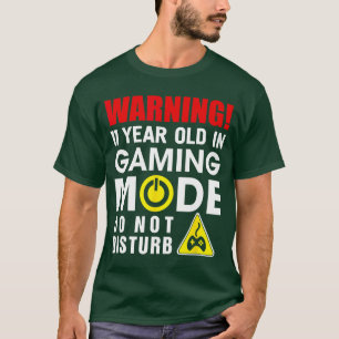 Camiseta Advertencia de 11 años en regalo para jugadores en
