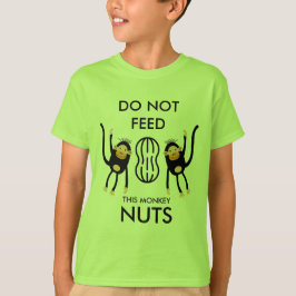 Camiseta Advertencia de alergia a frutos secos en niños