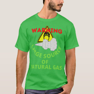 Camiseta advertencia de gran fuente de gas natural 28