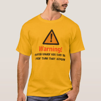 Camiseta Advertencia de la falda escocesa