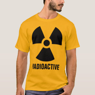 Camiseta Advertencia de material radiactivo