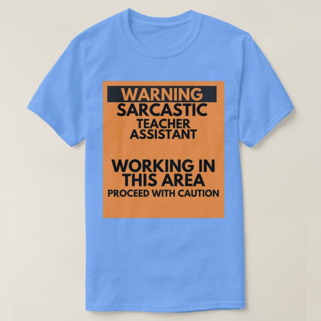 CAMISETA ADVERTENCIA DE OCUPACIÓN DE AYUDANTE DE MAESTRO SA (Diseño del anverso)