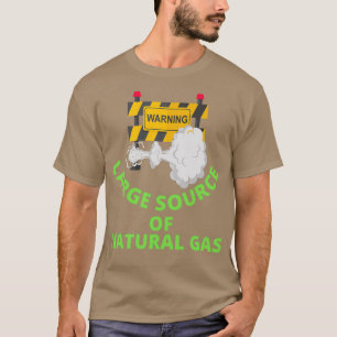 Camiseta advertencia de una gran fuente de gas natural 26