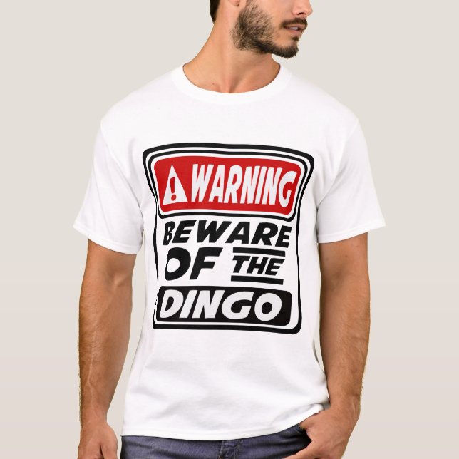 CAMISETA ADVERTENCIA DEL DINGO (Anverso)