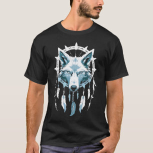 Camiseta Advertencia del Lobo con Cazador de Sueños