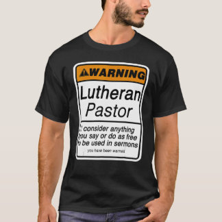 Camiseta Advertencia del pastor para la apreciación del cle