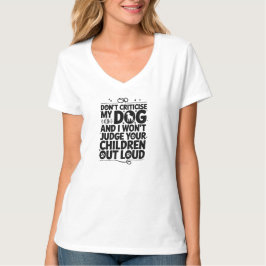 Camiseta Advertencia del propietario del perro