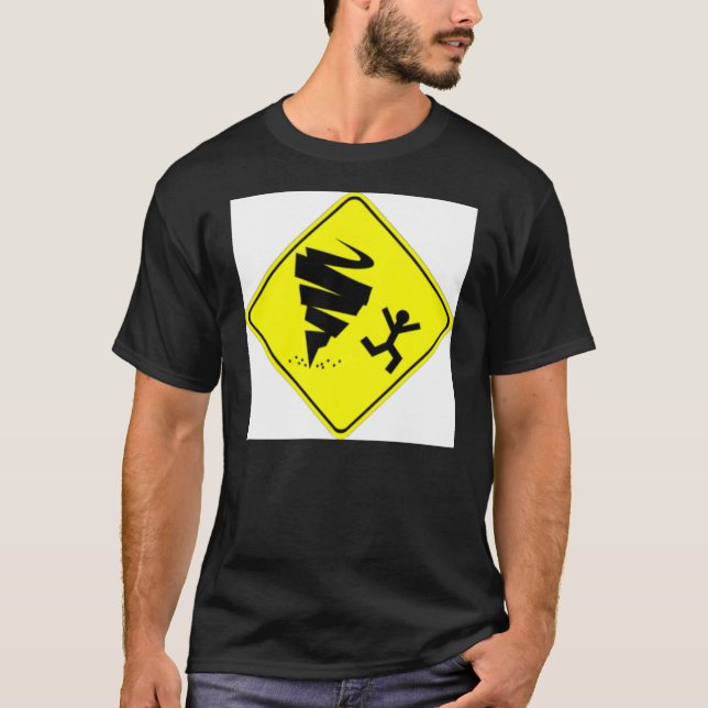 Camiseta Advertencia del tornado (Anverso)