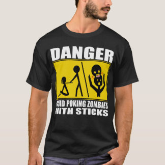 Camiseta Advertencia del zombi