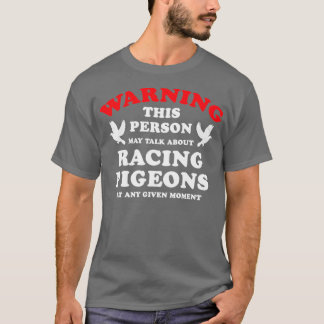 Camiseta Advertencia: Esta Persona Puede Hablar De Carreras