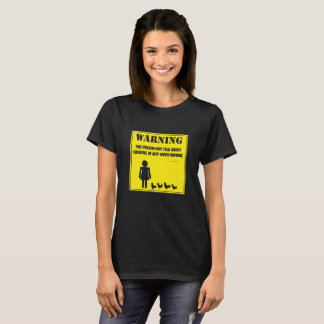 Camiseta Advertencia:  Esta persona puede hablar de pollos