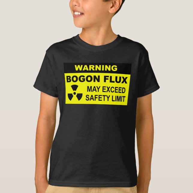 Camiseta Advertencia: Flujo de Bogon (Anverso)