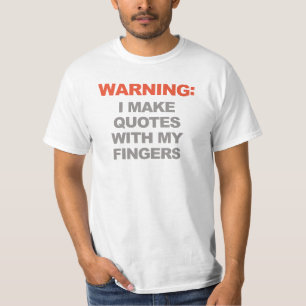 Camiseta Advertencia: hago citas con mis dedos