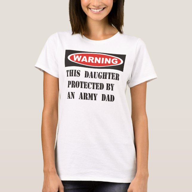 Camiseta Advertencia - hija (Anverso)