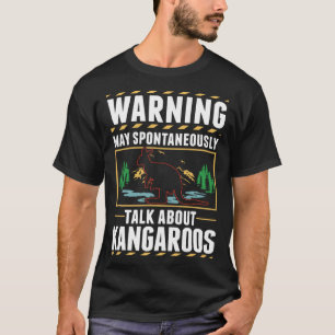 Camiseta Advertencia: Kangaroo Australia