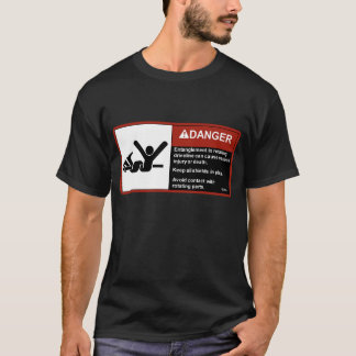 Camiseta Advertencia: Línea de transmisión
