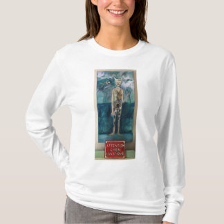 Camiseta Advertencia lunática de los niños