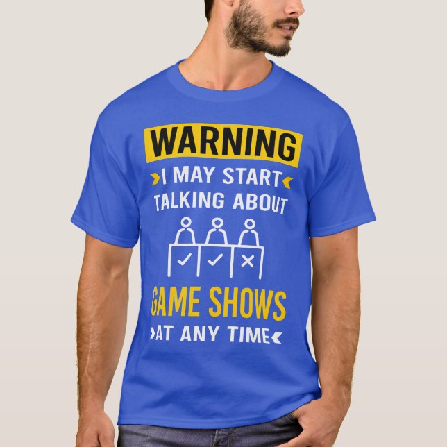 Camiseta Advertencia programas de juegos Chica de espectácu (Anverso)