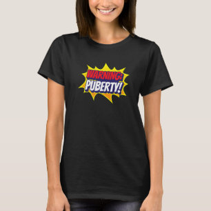 Camiseta Advertencia Puberty Sarcasm Adolescentes adolescen