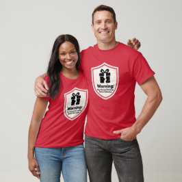 Camiseta Advertencia puede discutir sobre Navidades antes d