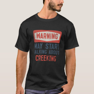 Camiseta Advertencia: puede empezar a hablar de senderismo