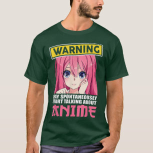 Camiseta Advertencia Puede Empezar Espontáneamente A Hablar