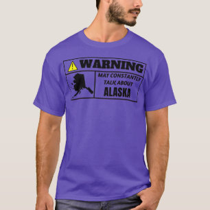 Camiseta ADVERTENCIA puede hablar constantemente sobre Alas