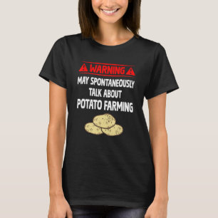 Camiseta Advertencia Puede Hablar Espontáneamente Sobre La 