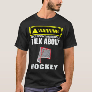 Camiseta Advertencia: puede hablarse espontáneamente de un 