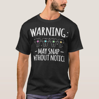 Camiseta Advertencia Puede Romperse Sin Previo Aviso Férula