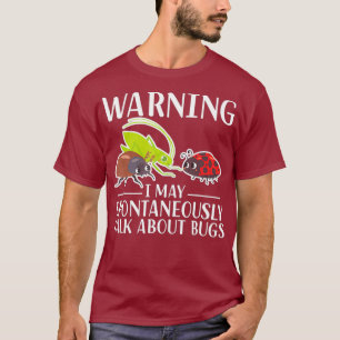Camiseta Advertencia Puedo Hablar Espontáneamente De Error