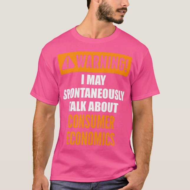 Camiseta Advertencia: Puedo hablar espontáneamente sobre el (Anverso)