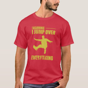 Camiseta Advertencia salto sobre Todo Deporte Parkour diver