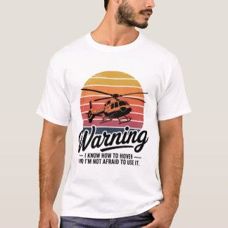 Camiseta Advertencia: Sé cómo flotar