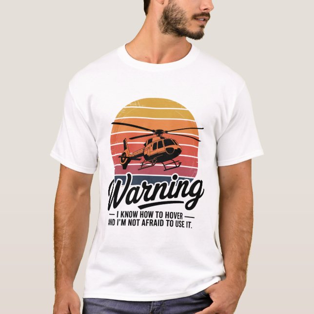 Camiseta Advertencia: Sé cómo flotar (Anverso)