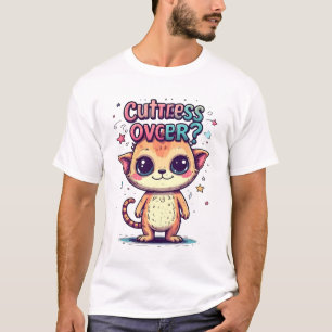 Camiseta Advertencia: Sobrecarga de Cuteness. Proceda Bajo
