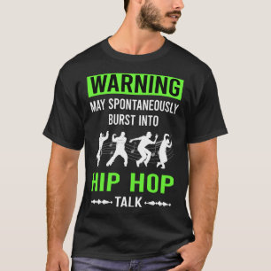 Camiseta Advertencia Verde Hip Hop Hiphop