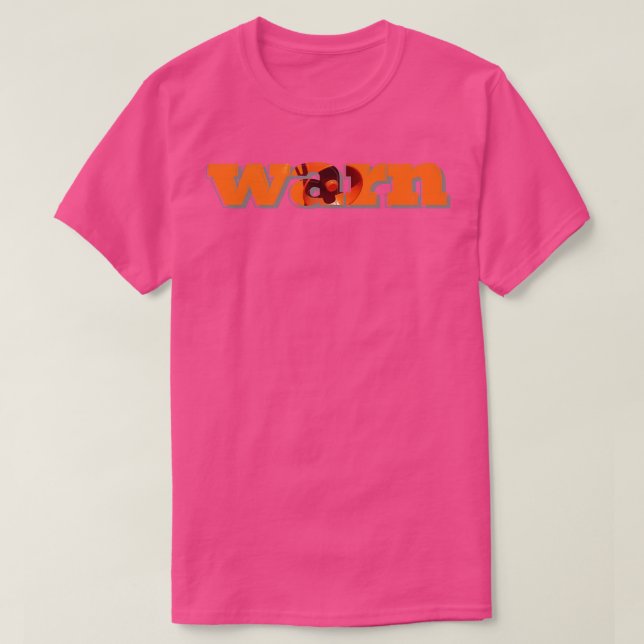 Camiseta advertir (Diseño del anverso)