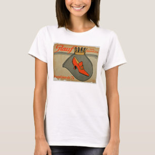 Camiseta Advertisement for 'Stauf Shoes' (colour litho)